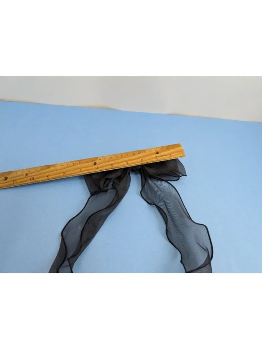 Free People Black Lace Hair Bow Tie